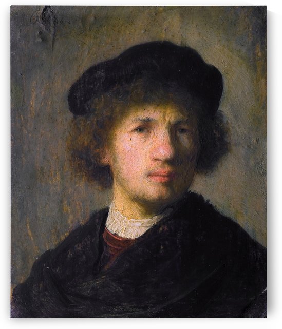 Self-portrait oil by Rembrandt