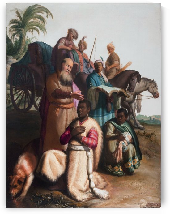 The Baptism of the Eunuch by Rembrandt