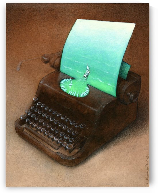 typewriter by Pawel Kuczynski