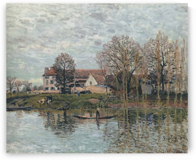 The Seine at Port-Marly by Alfred Sisley