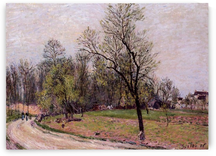 Going to the Forest in Spring by Alfred Sisley