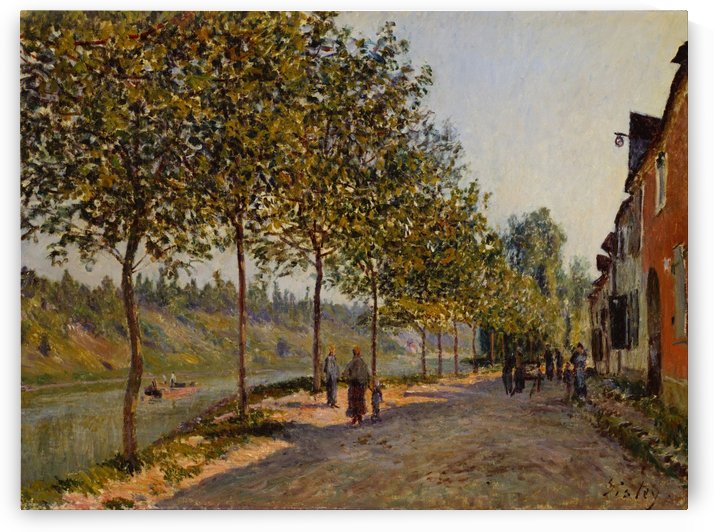 Saint-Mammes at Morning by Alfred Sisley