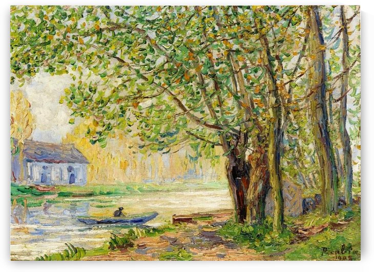 Moret-sur-Loing by Alfred Sisley