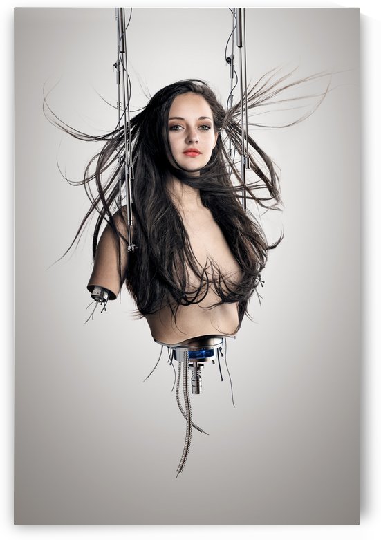Cyborg woman by Johan Swanepoel