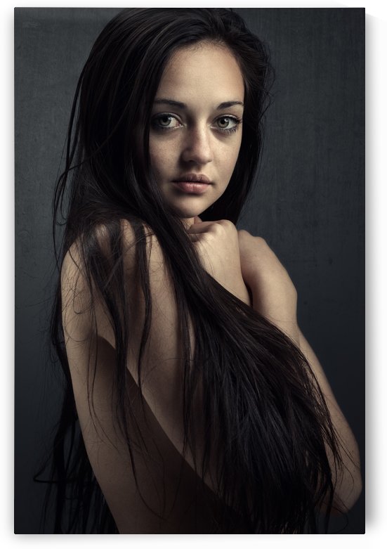 Innocent young woman by Johan Swanepoel