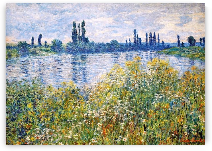 Banks of the Seine at Vetheuil by Claude Monet