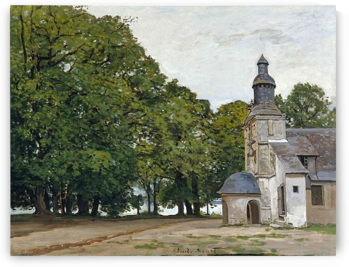 The Chapel of Notre-Dame-de-Grace, Honfleur by Claude Monet