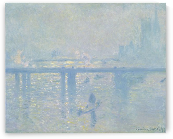 Charing Cross Bridge by Claude Monet