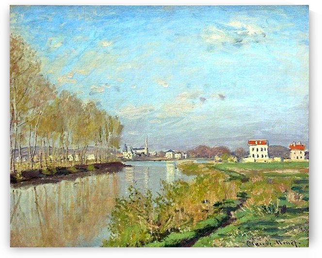 The Seine at Argenteuil by Claude Monet