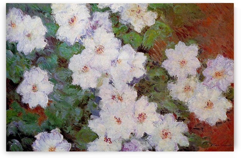 Clematises by Claude Monet