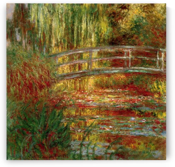 The Japanese Footbridge by Claude Monet