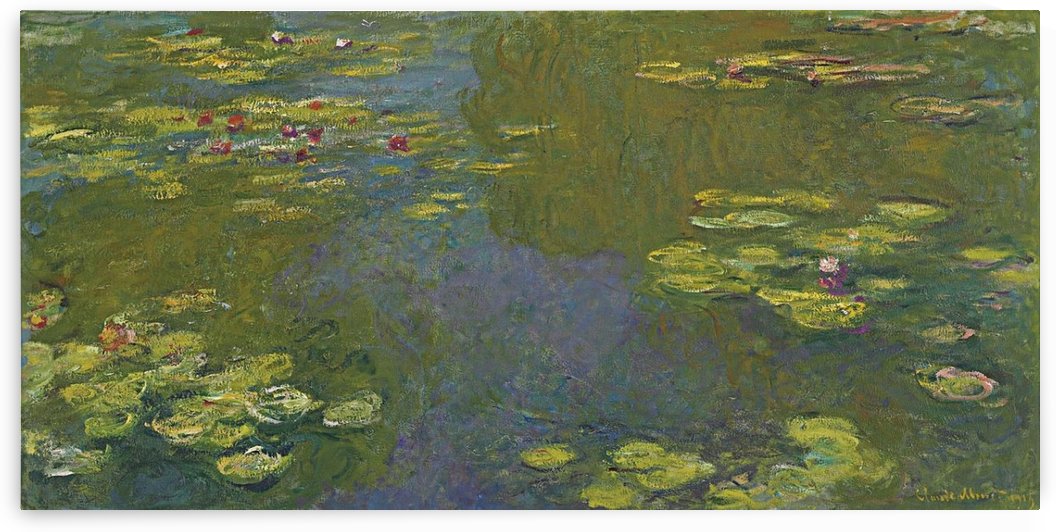 Nympheas (fragment) by Claude Monet