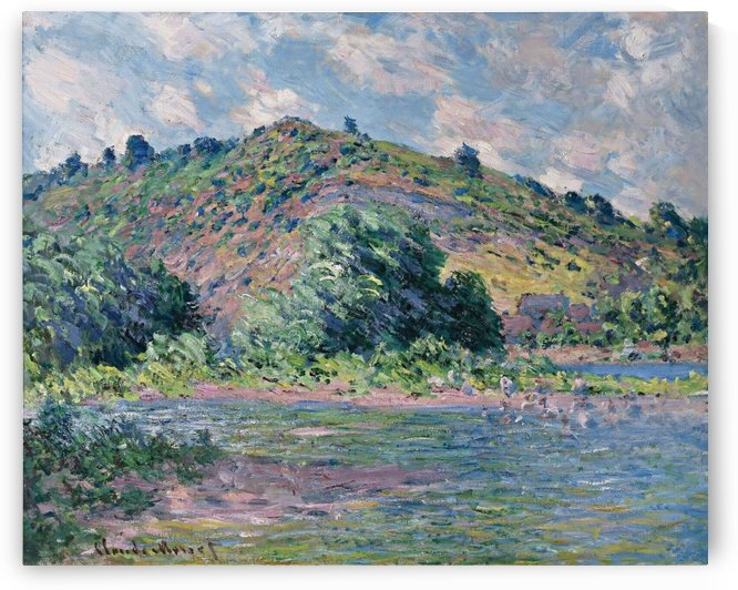 The Banks of the Seine at Port-Villez by Claude Monet