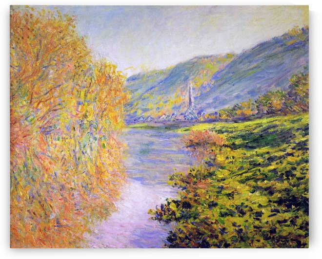 Banks of the Seine in Autumn by Claude Monet