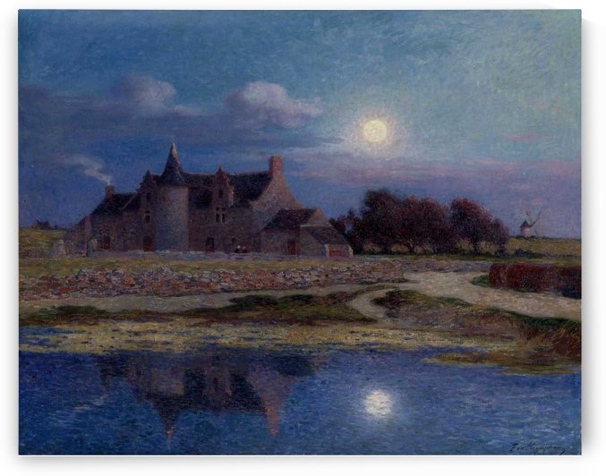 Kervaudu under the Clear Moon by Ferdinand du Puigaudeau