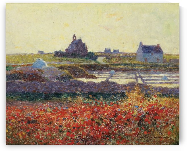 Salt-Marsh near Croisic by Ferdinand du Puigaudeau