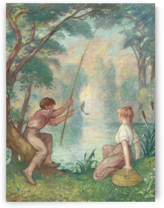 Fishing on the Ligne by Georges dEspagnat