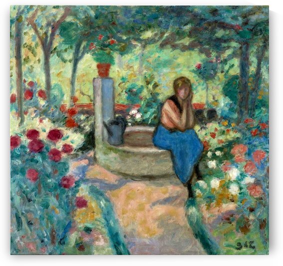 Young Girl near the Well by Georges dEspagnat