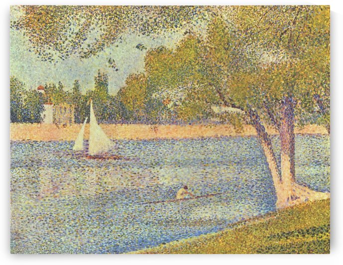 The Seine seen from La Grande Jatte by Georges Seurat