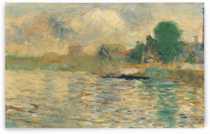 Barge on the Seine by Georges Seurat
