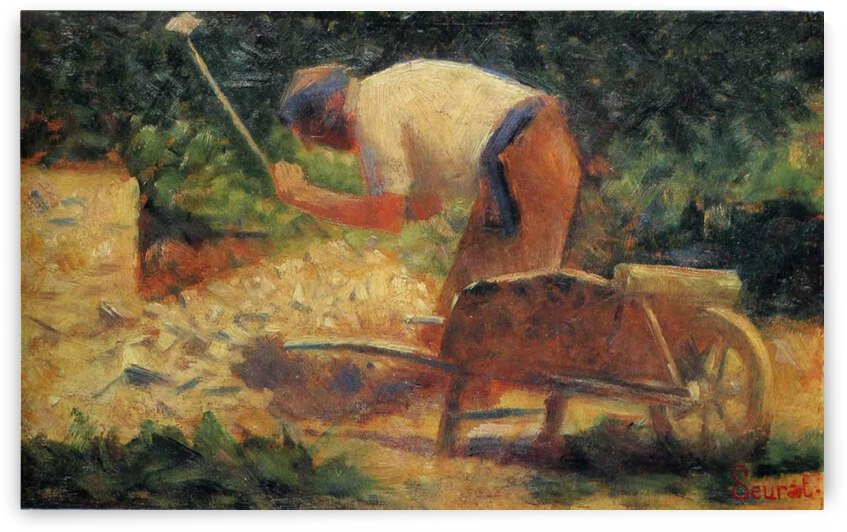 Carrying Stones by Georges Seurat