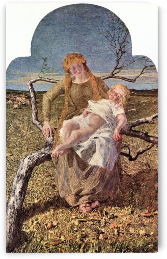 Fruit of Love by Giovanni Segantini