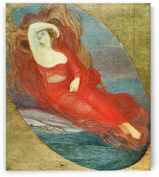 Goddess of love by Giovanni Segantini