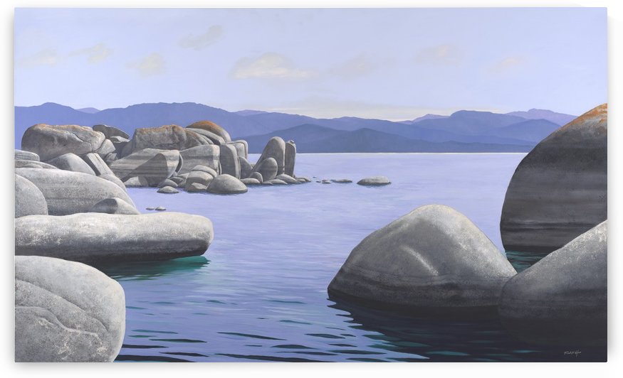 Rocky Cove On Lake Tahoe  by Frank Wilson