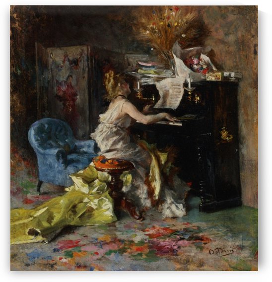 Woman by the Piano by Giovanni Boldini