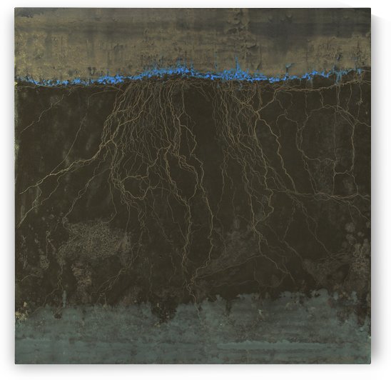 Les racines du ciel - Art Painting by Vieville abstract art