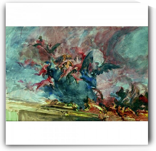Project of Decoration 'Parte di un Soffitto del Tiepolo by Giovanni Boldini