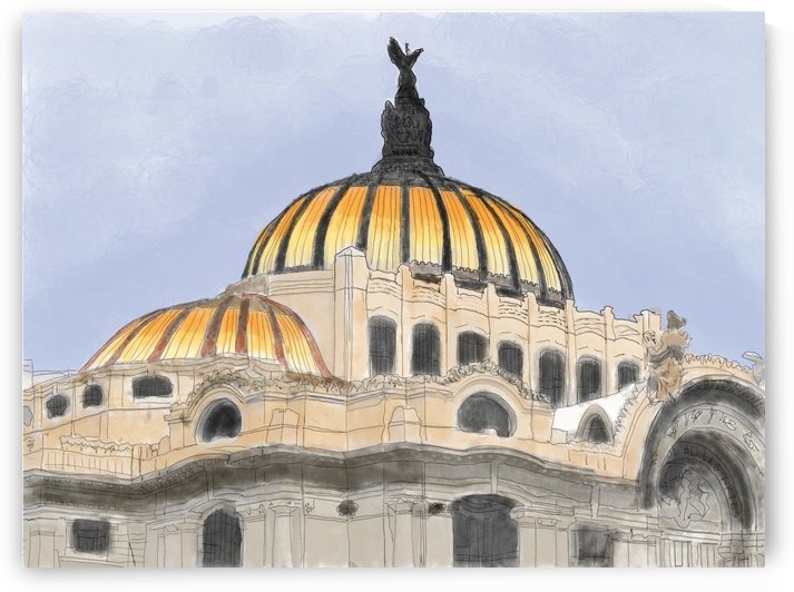 Mexico City Palacio Bellas Artes by Harry Forsdick
