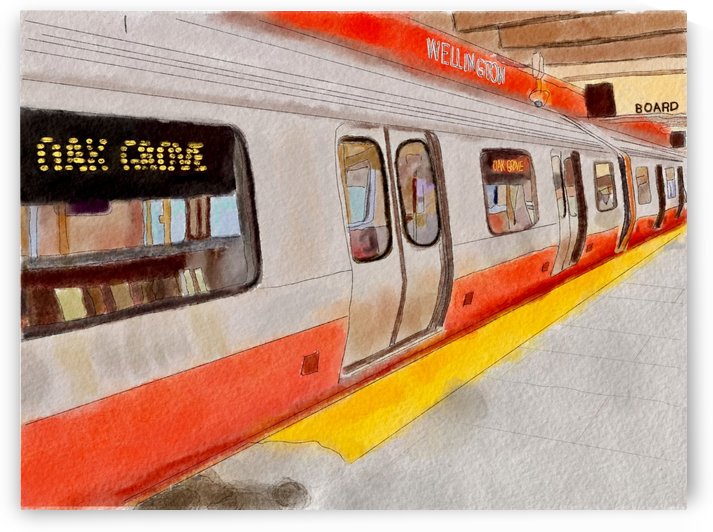 MBTA Orange Line Subway by Harry Forsdick