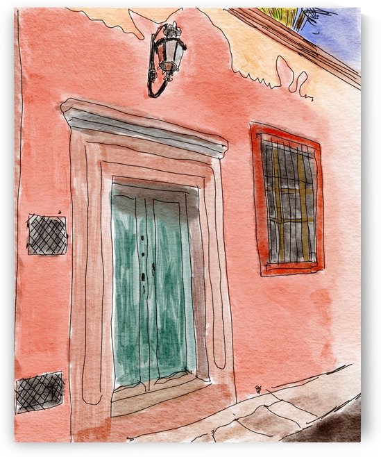 Mexico San Miguel de Allende Door 1 by Harry Forsdick