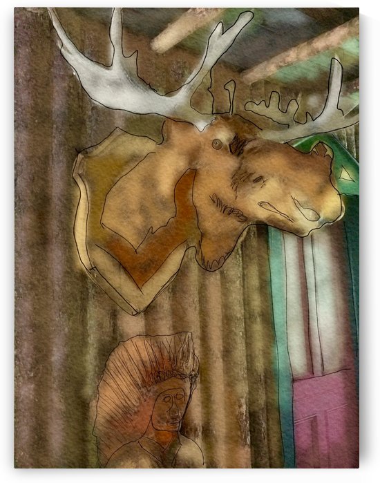 The Hedges Moose Head by Harry Forsdick