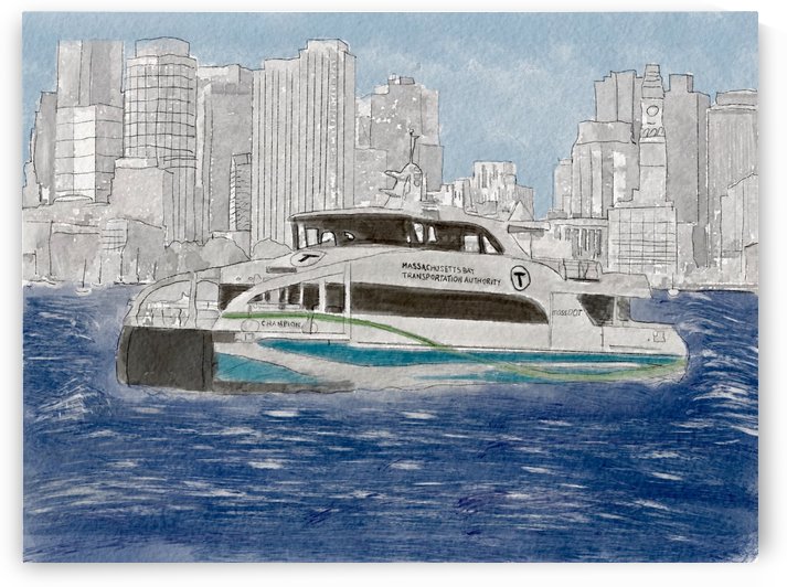 MBTA Hingham-Hull Ferry by Harry Forsdick