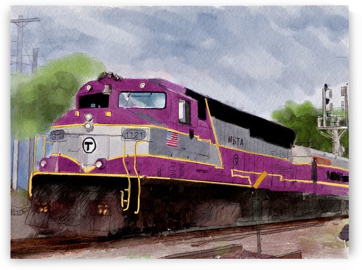 MBTA Commuter Train by Harry Forsdick