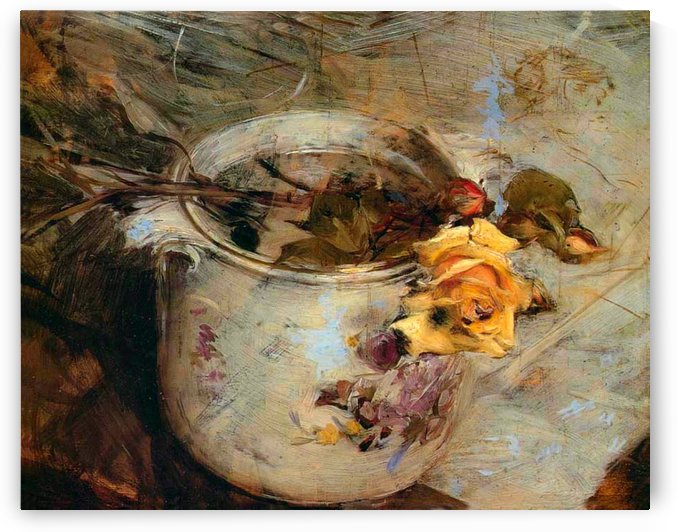 Still Life with Roses by Giovanni Boldini