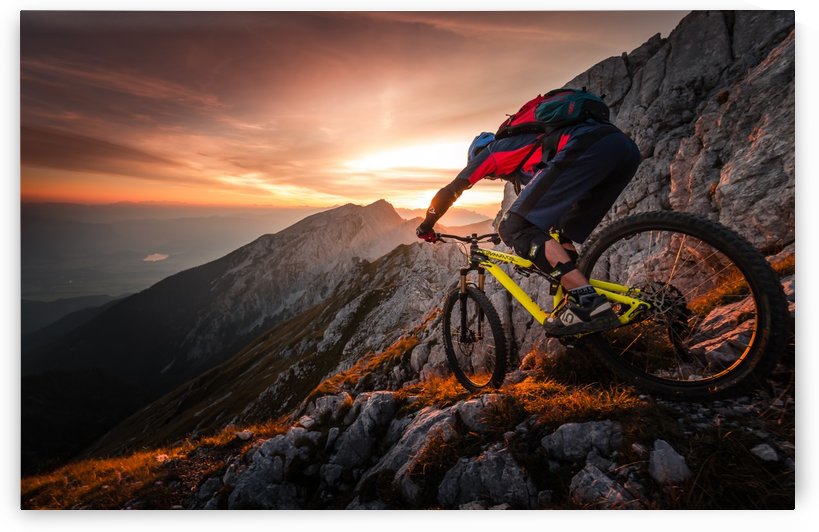 Golden hour high alpine ride by 1x