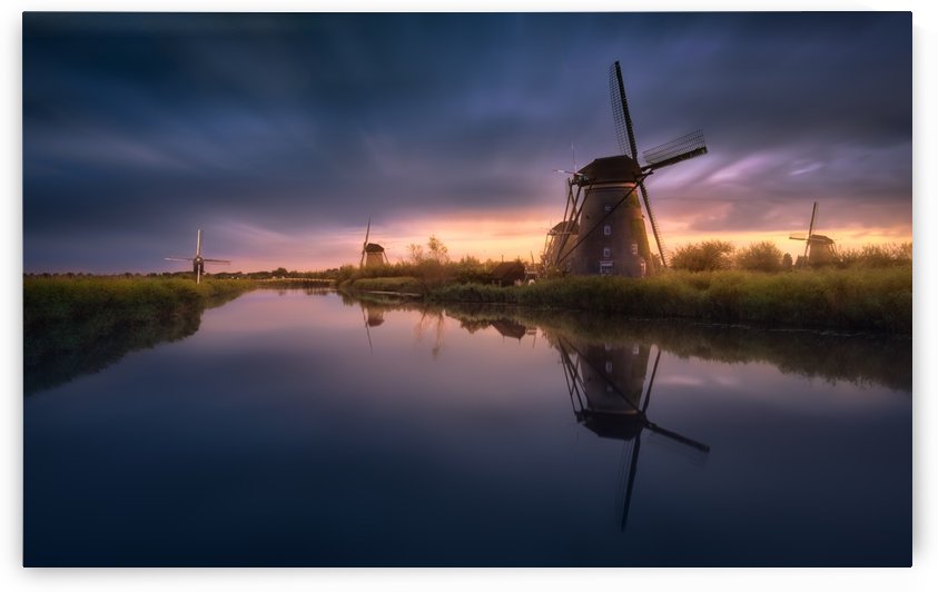 Kinderdijk Windmills by 1x