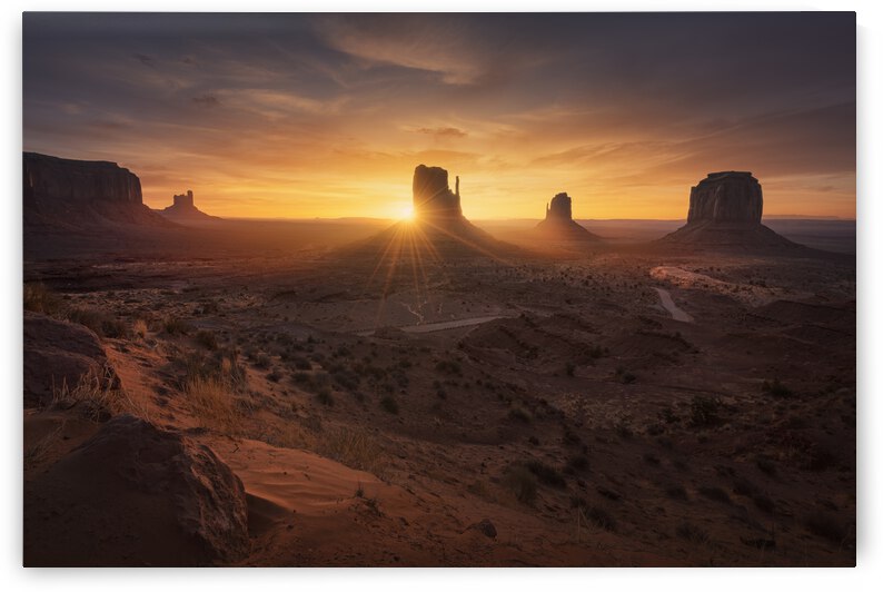 Monument Sunrise. by 1x