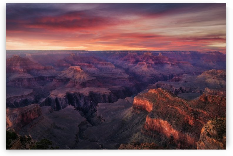 Canyon on Fire by 1x