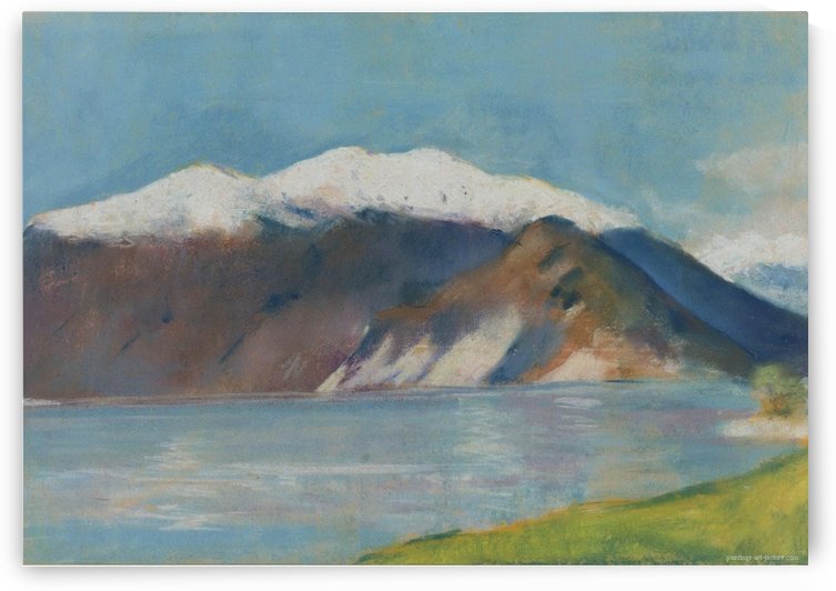 Lake Garda and Monte Baldo by Lesser Ury