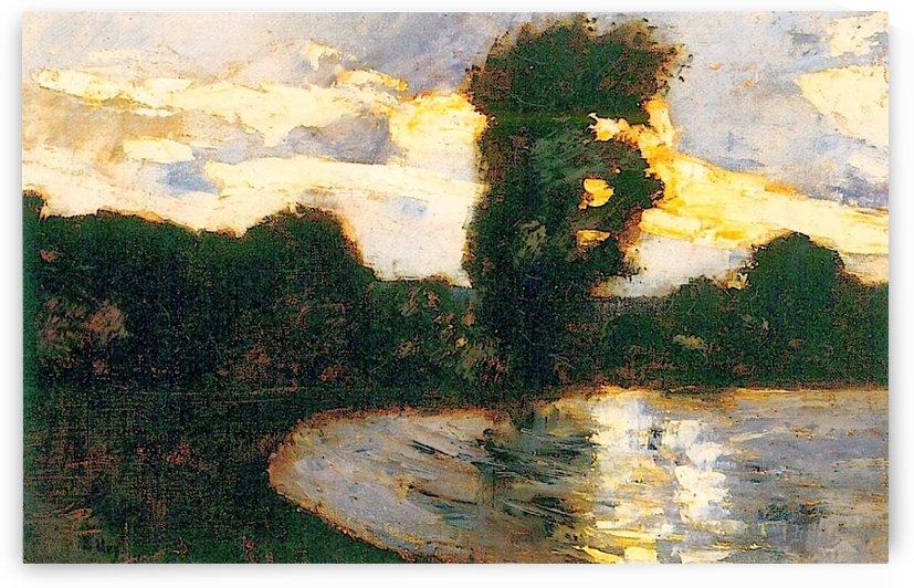 On a Canal by Lesser Ury