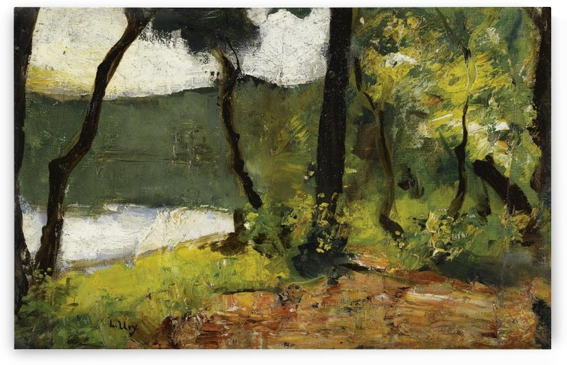 Lake in Mark Brandenburg by Lesser Ury