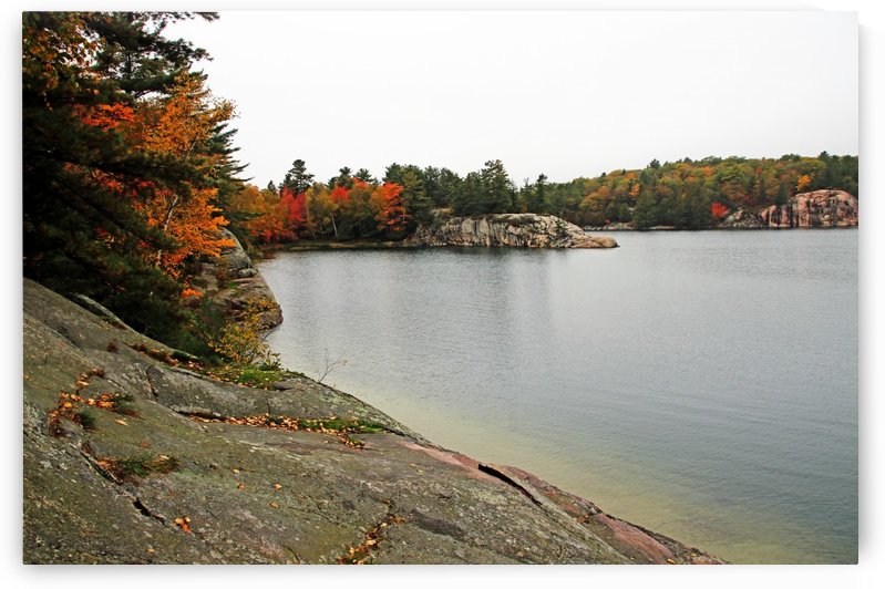 Autumn Mood At George Lake by Deb Oppermann