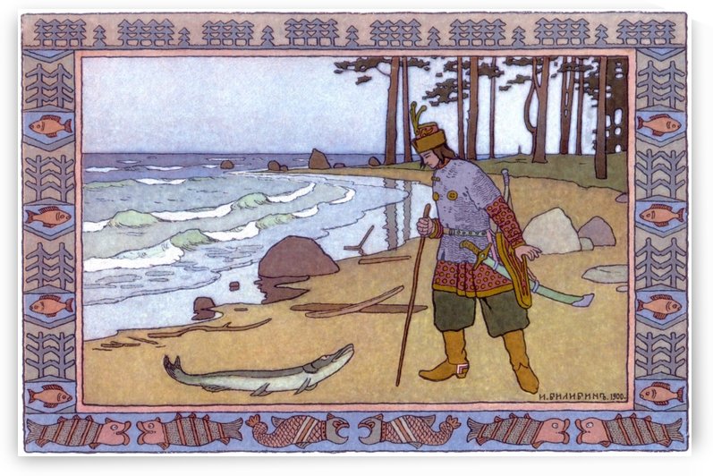 Charmed Fish by Ivan Bilibin