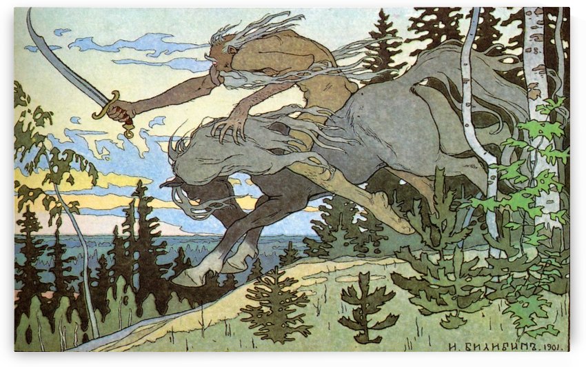 Koshchey by Ivan Bilibin