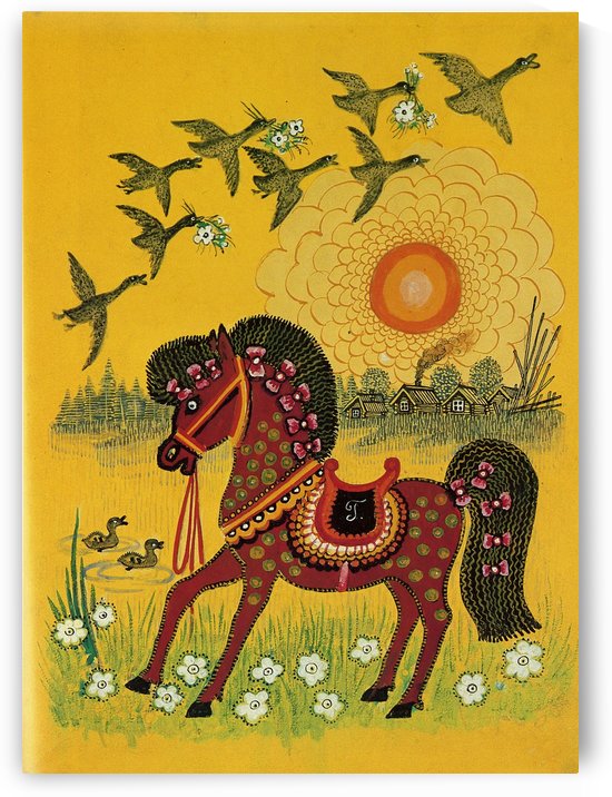 Vasnetsov horse by Ivan Bilibin