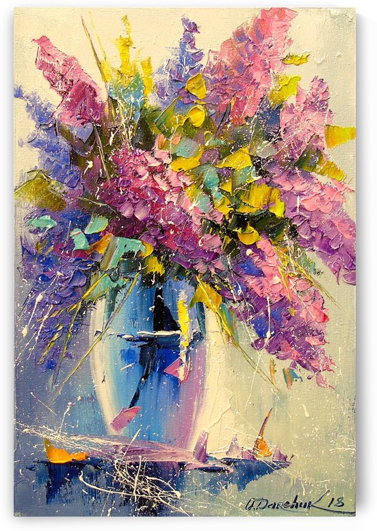 A bouquet of lilacs by Olha Darchuk 